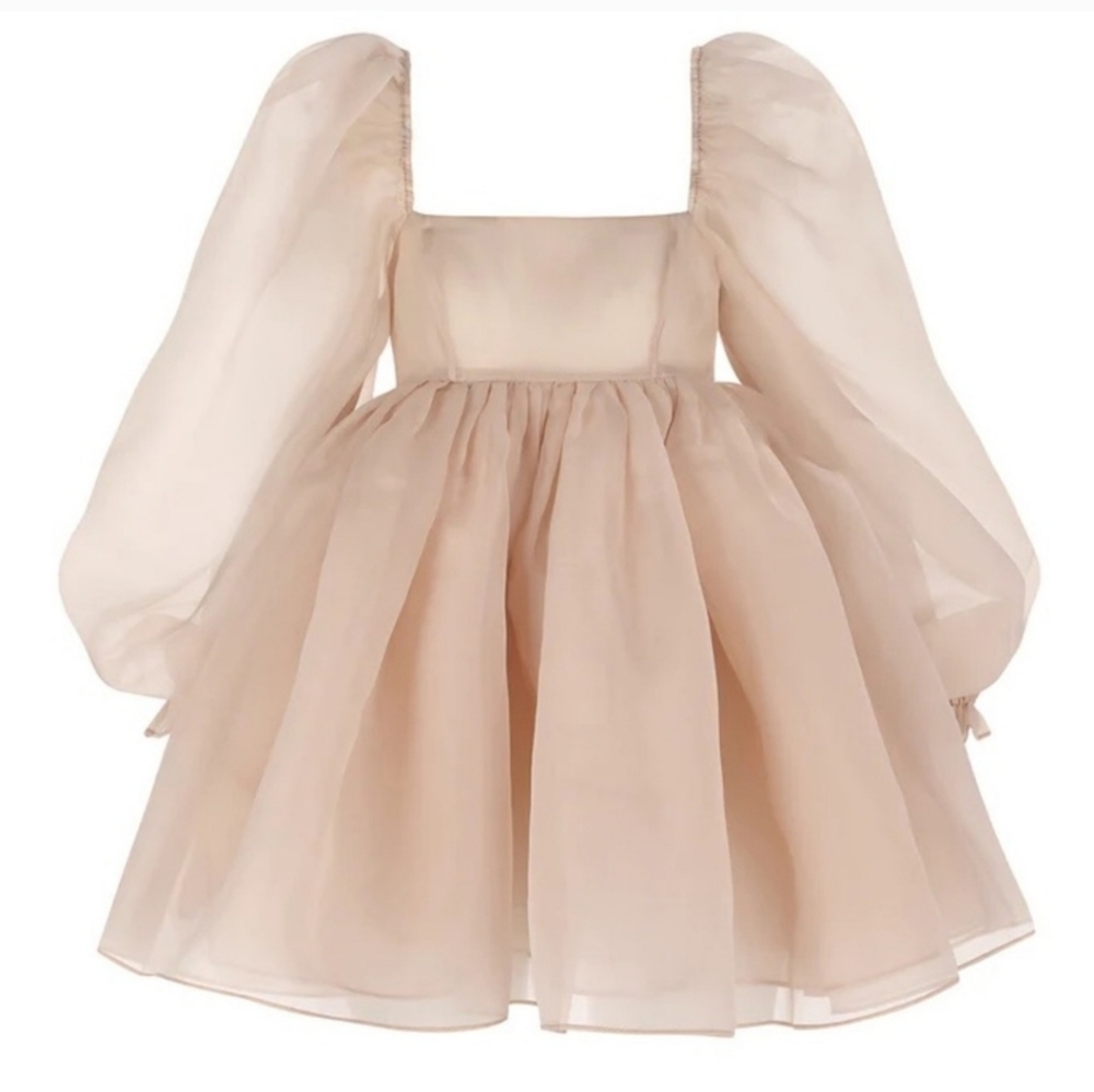 Selkie Long Sleeve Sparrow Puff Dress NWOT